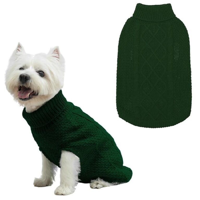 Mihachi Turtleneck Dog Sweater up to 30% Off Deal