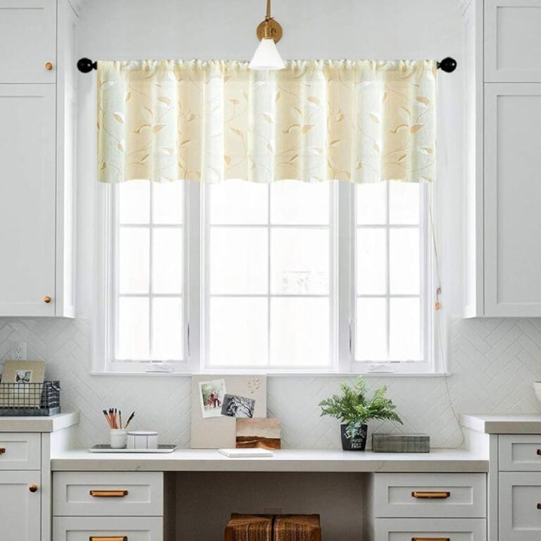 MRTREES Sheer Curtain Valance up to 50% off Deals