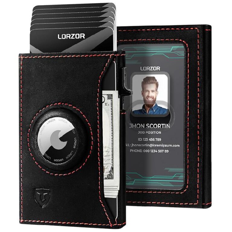 LORZOR Slim Airtag Wallet up to 19% off Deal