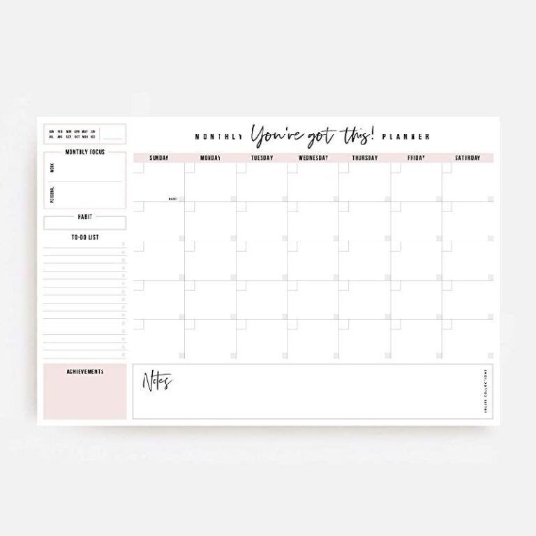 Bliss Collections Planning Pad up to 33% Off Deal