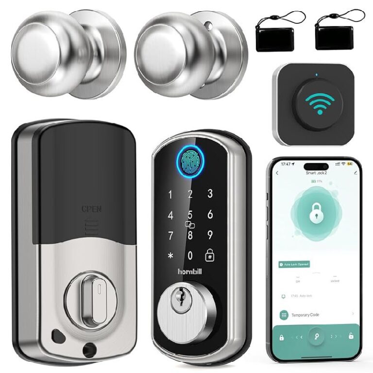 Hornbill Silver Keyless Entry Smart Lock up to 22% off Deal