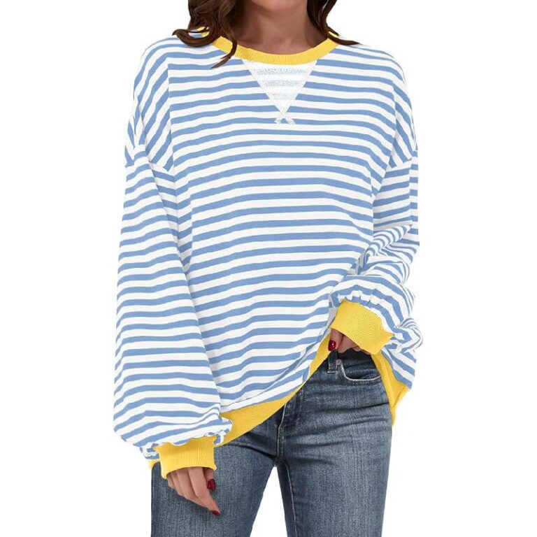 ANRABESS Women Striped Shirts up to 49% Off Deals