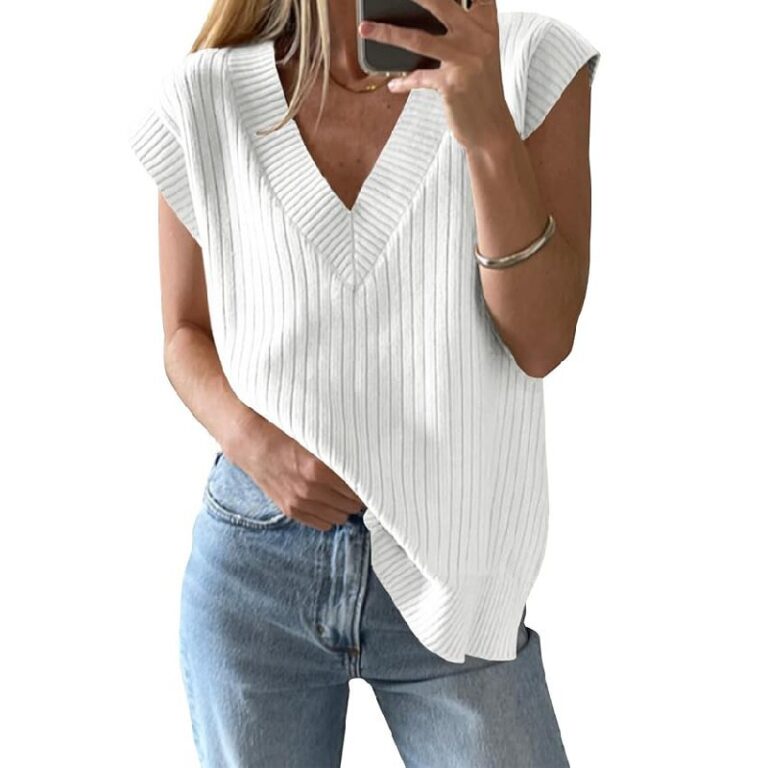 ZDC Women’s V Neck Sweater Vest up to 20% Off Deal