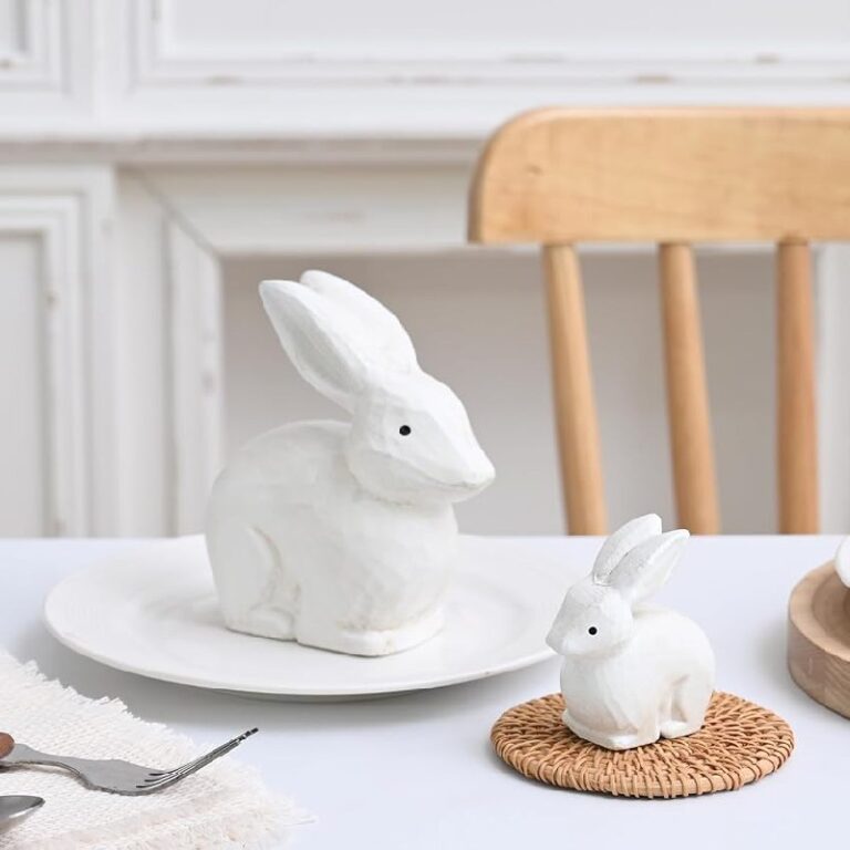 FESTGLOX Decor Easter Rabbit Figurines up to 50% off Deal