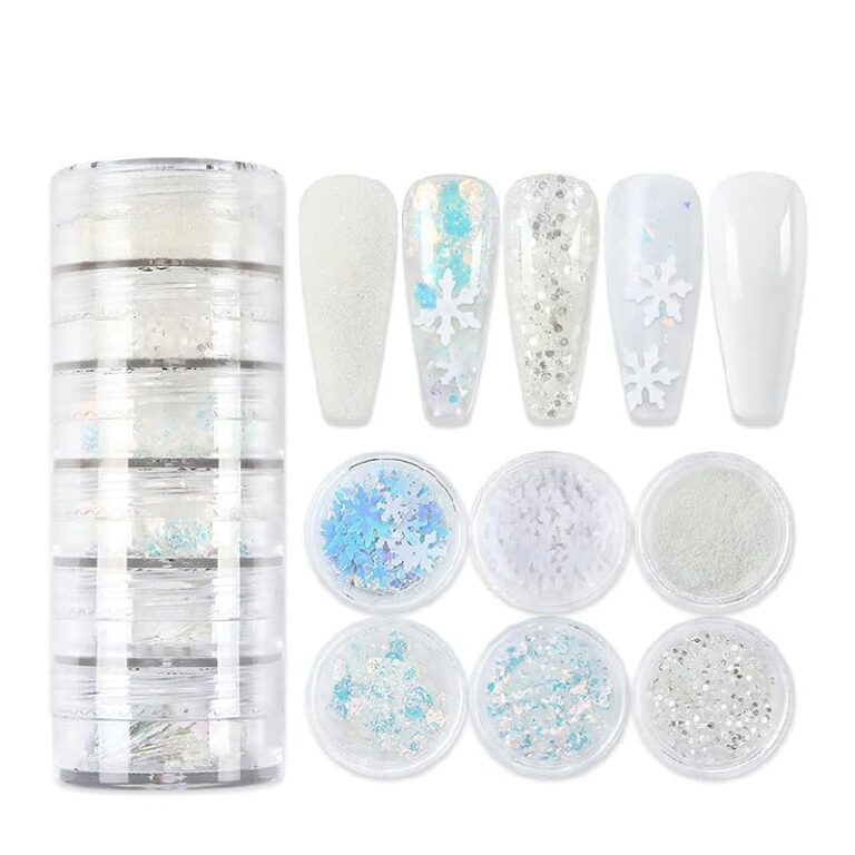 Snowflake Nail Sequins: Up to 57% Off Deal