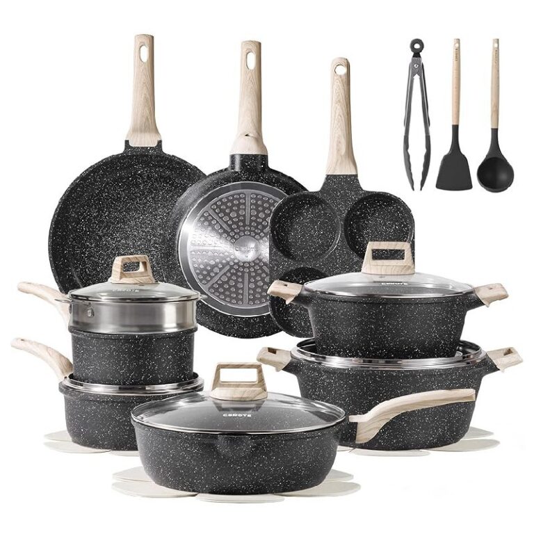 CAROTE 21pcs Pots and Pans Set up to 31% off Deal