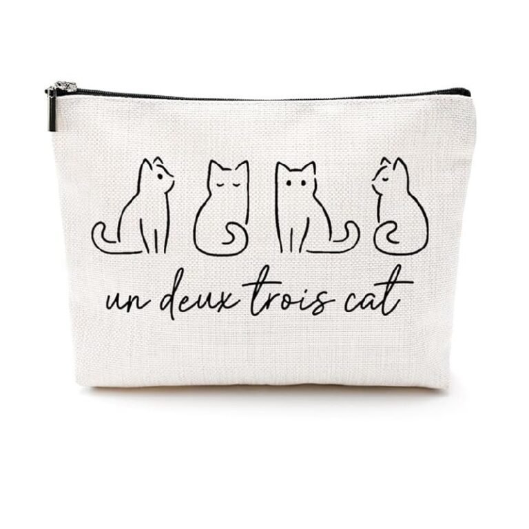 Cat Gifts French Cat Makeup Bag 50% Off Deal