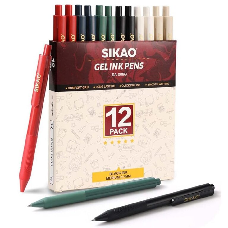 Sikao Gel Pens 12 Pack – Up to 50% Off Deal