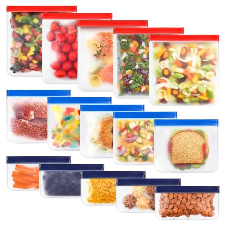 15 Packs Reusable Food Storage Bags up to 50% Off Deal