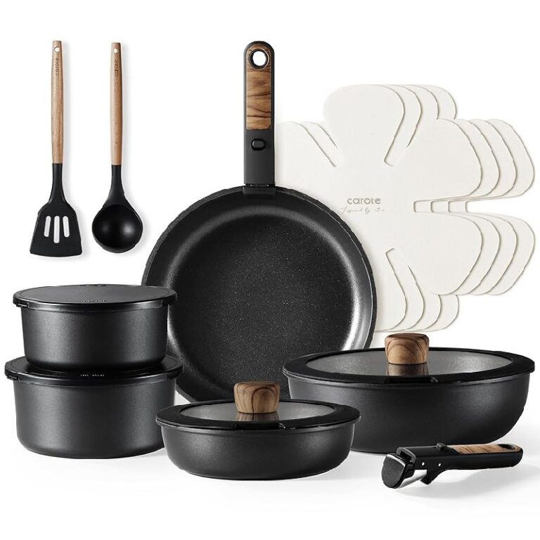 CAROTE 17pcs Cookware Set up to 56% Off Deal