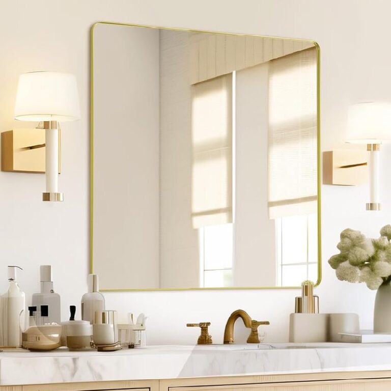 Mirrorons Gold Bathroom Mirror 50% Off Deal