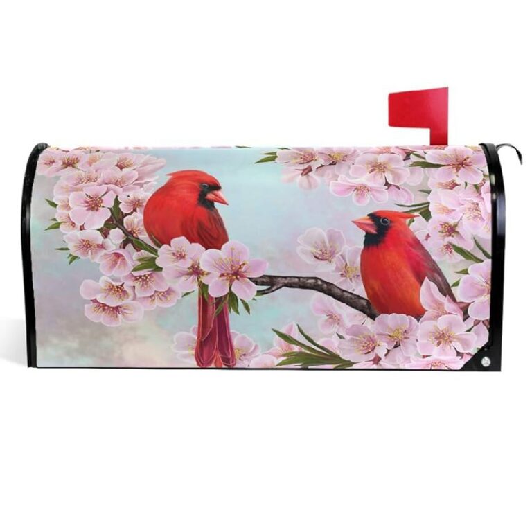 Wamika Red Garden Mailbox Cover up to 50% Off Deal