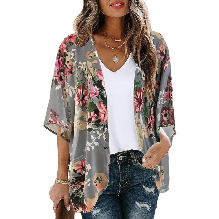 Women’s Floral Kimono Cardigan Up to 16% Off Deal