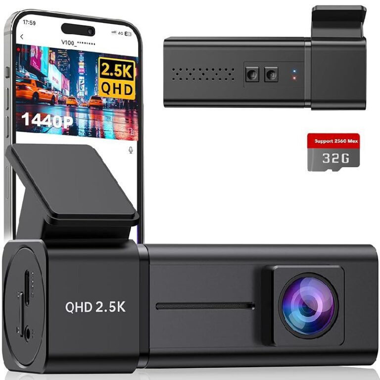 Dash Cam, 2.5K WiFi Dash Camera up to 20% off Deal